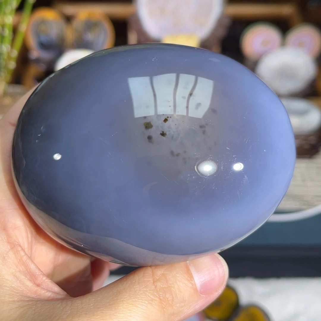 玛瑙/玉髓未镶嵌摆件水胆玛瑙