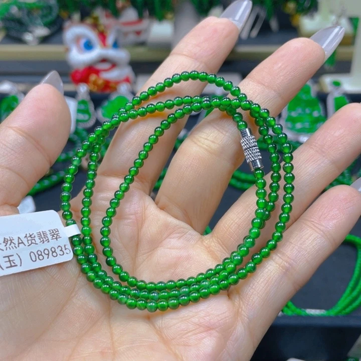 颈饰未镶嵌翡翠项链3