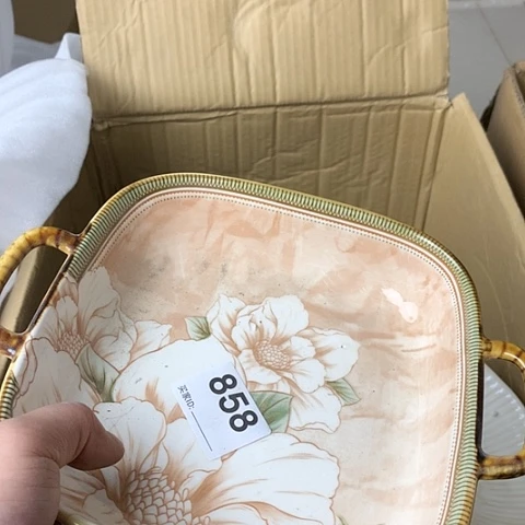 盘陶瓷制品满25拼单发货默认微瑕