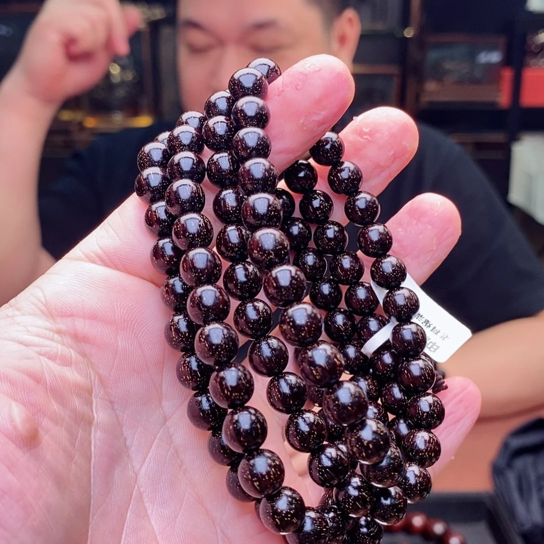 翡***粉手串/手链檀香紫檀（小叶紫檀）8