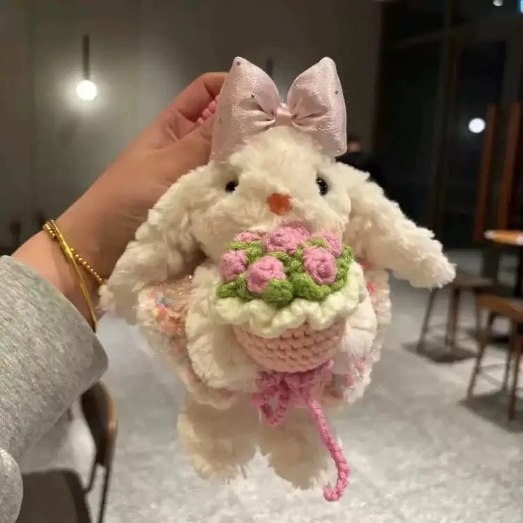 可爱毛绒玩偶钥匙扣礼物