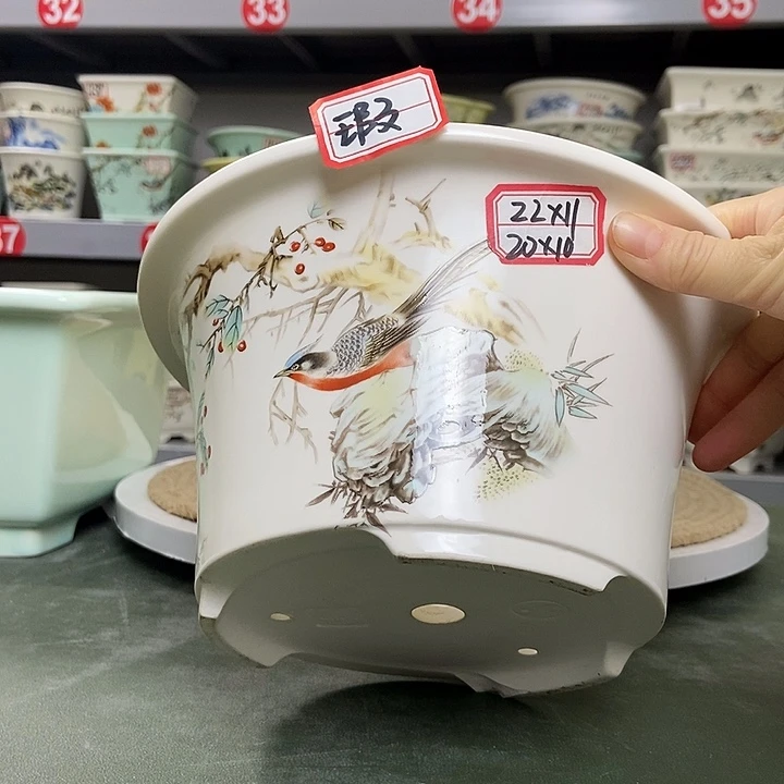 紫砂紫砂花盆0821