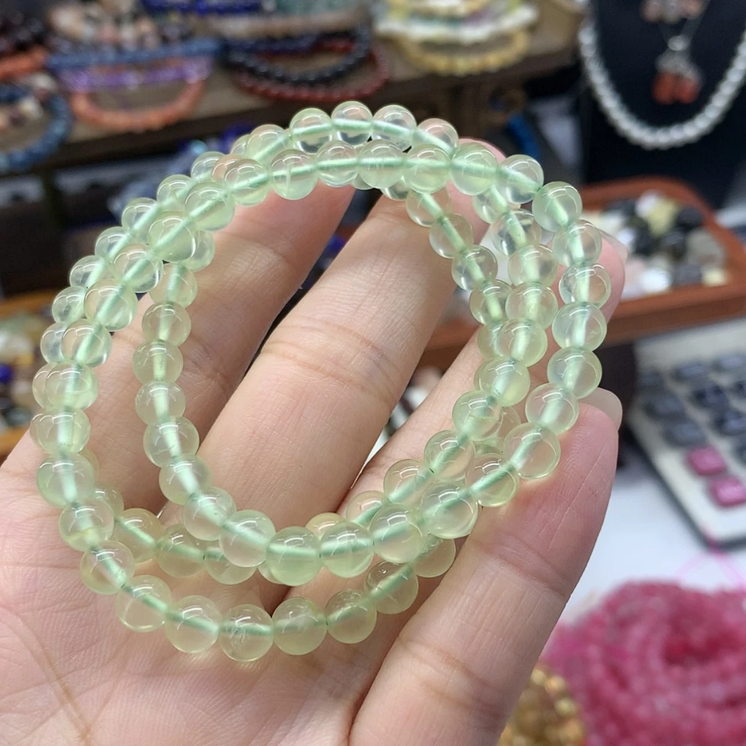 【闪购商品】葡萄石手串未镶嵌手串