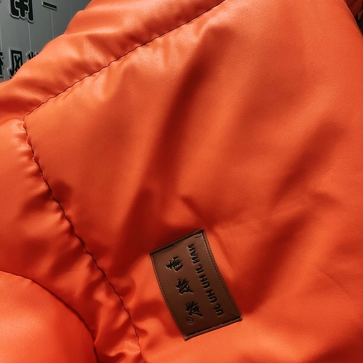 科技布冬款爱马仕橘色