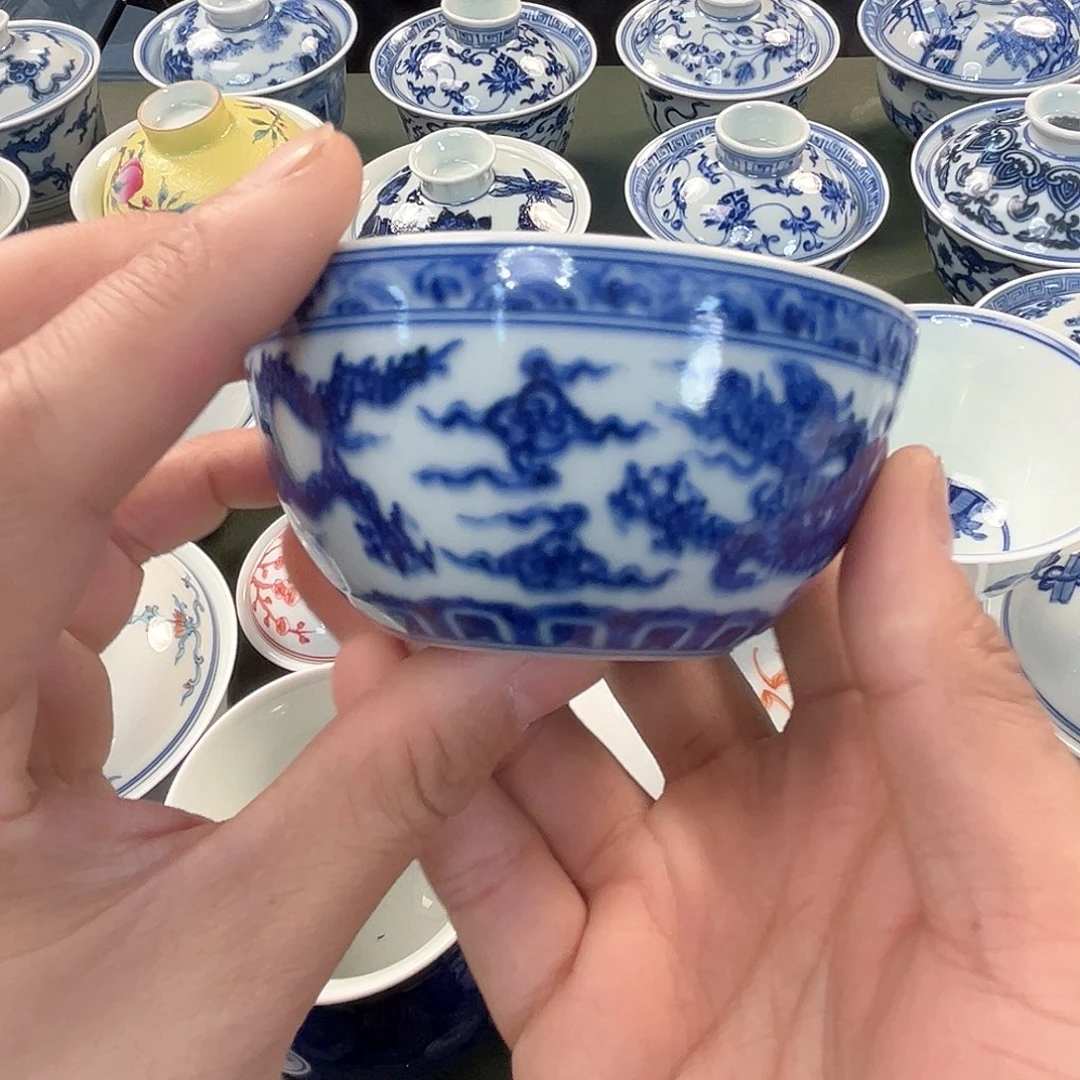 杯青花瓷器青花瓷器