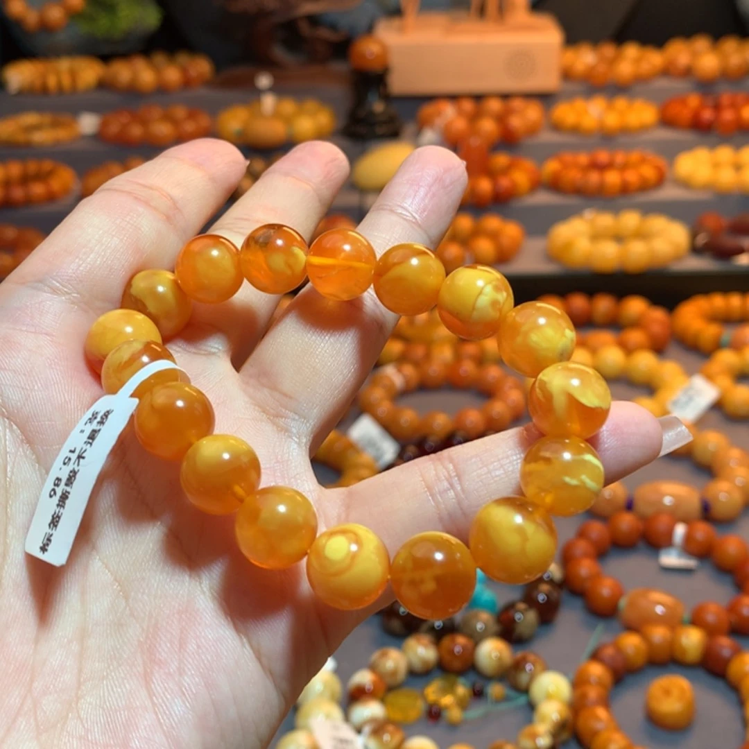 【闪购商品】手串蜜蜡未镶嵌吉*达蜜蜡手串