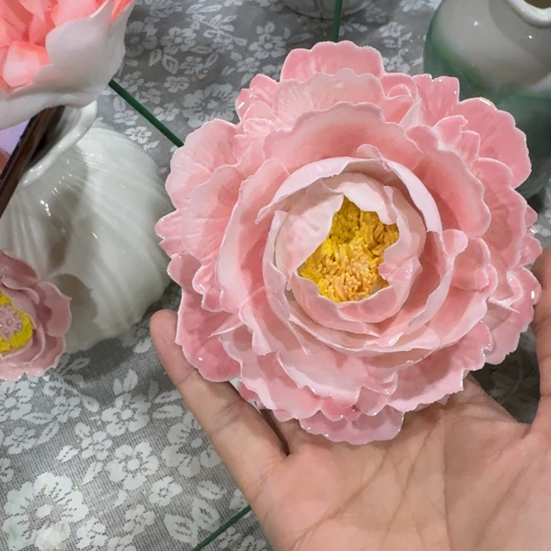 陶瓷花，20元发货，退款拉黑