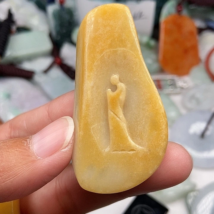 未镶嵌挂件翡翠翡翠