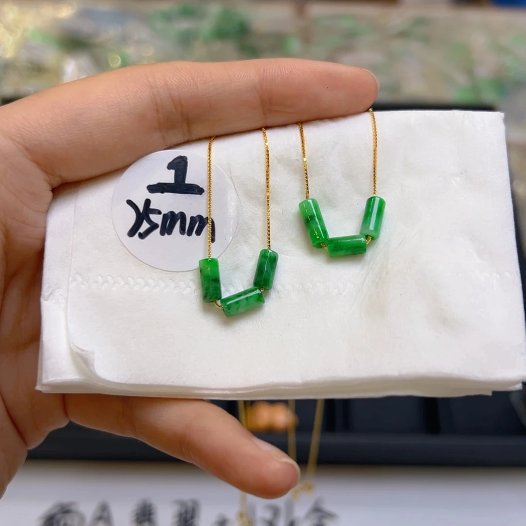 翡翠银S925镶嵌吊坠(赠链)多样性发一件