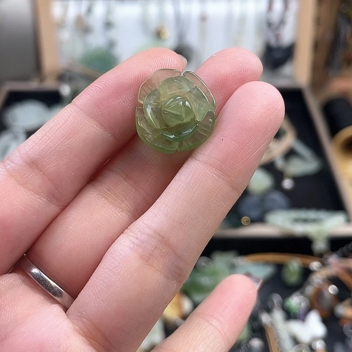 蛇纹石玉合金颈饰@****?