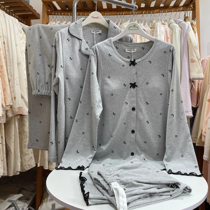 20玫瑰秋冬纯棉产后哺乳月子服孕妇睡衣喂奶家居服套装大码舒适