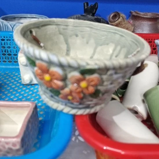 微瑕陶瓷盆12包邮