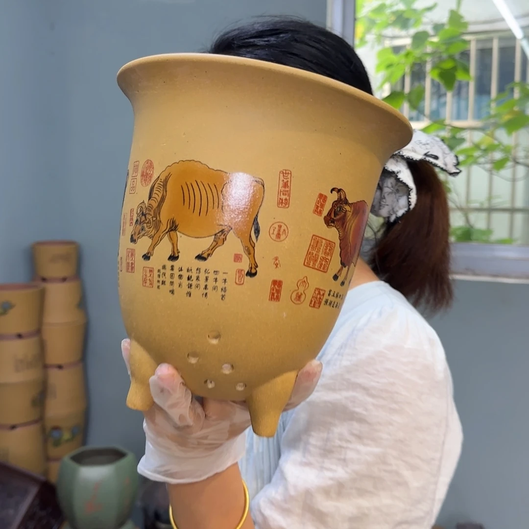紫砂花盆紫砂口径18