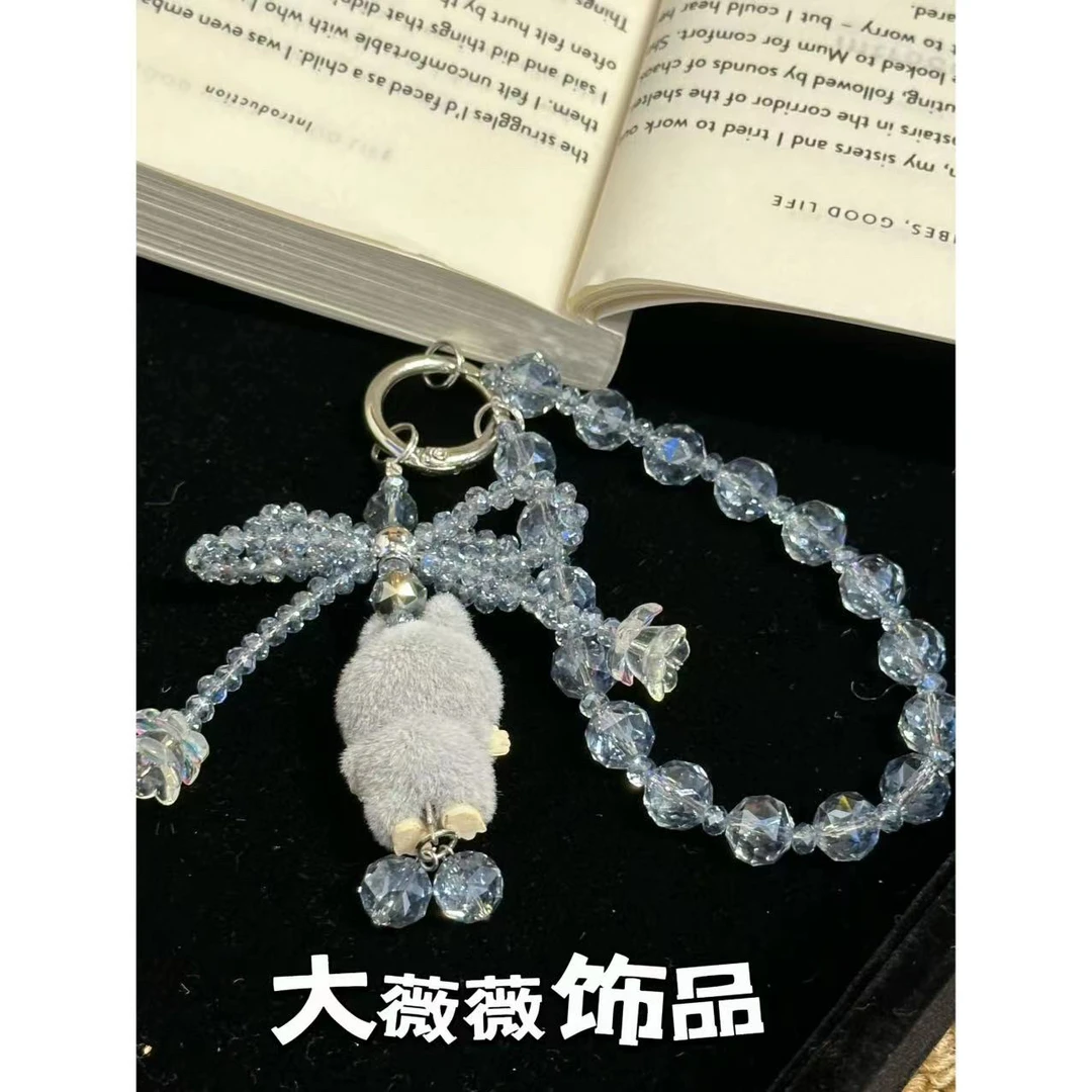 小众设计感蝴蝶结手机链-38548