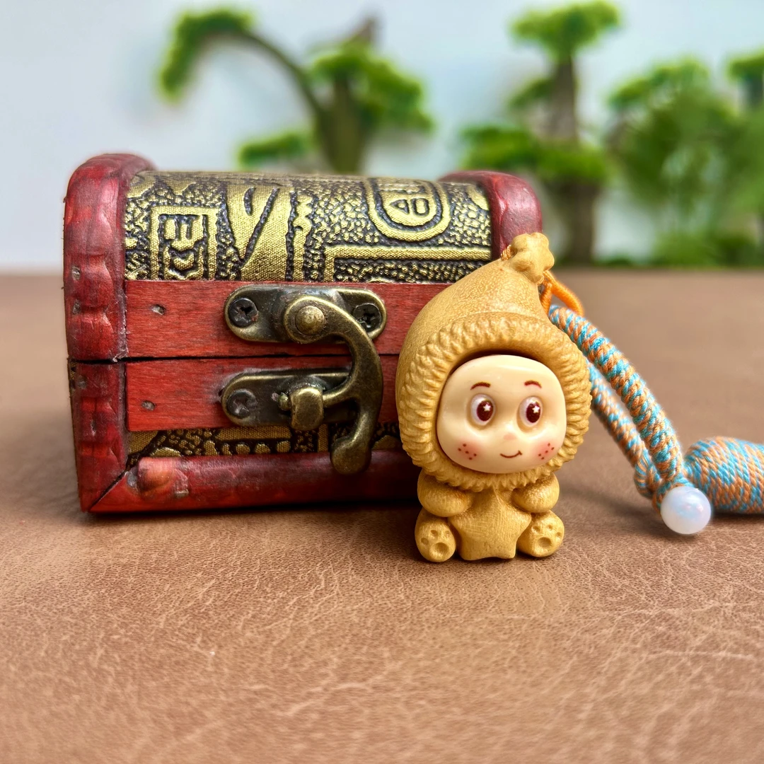 匠心 | 黄扬木星心人布创意工艺品钥匙扣