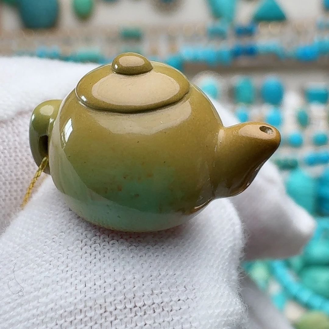 绿松石银S925镶嵌配饰