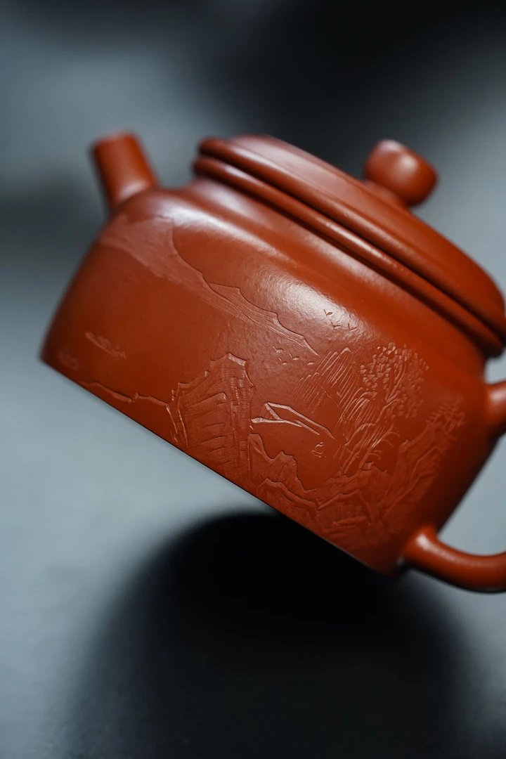 藏品级大红袍紫砂茶壶茶壶紫砂（德钟）