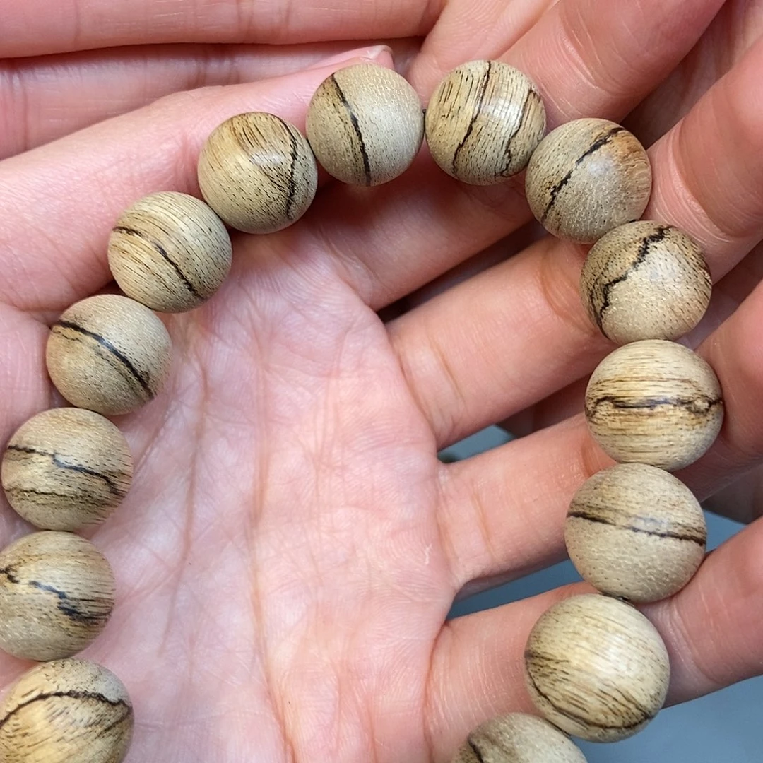 沉香手串天然野达拉干1.3，12克，13C