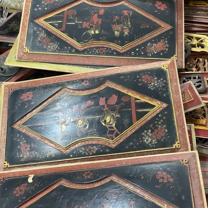 巴***1香榧木老木雕花板老木雕花板