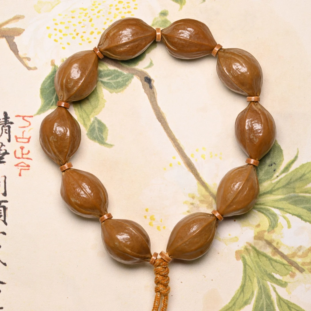 18高桩头货·梅林铁核原生态素串橄榄核树主一手货源 399