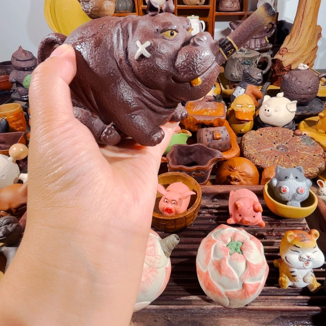 茶壶红泥归纯手工制作过程就是