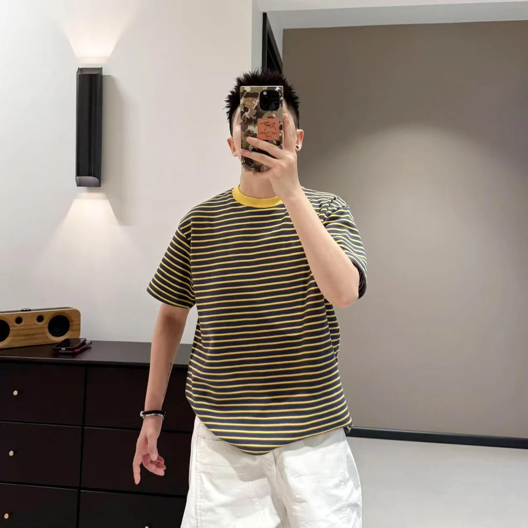 BW8115 春夏百搭条纹短袖T恤