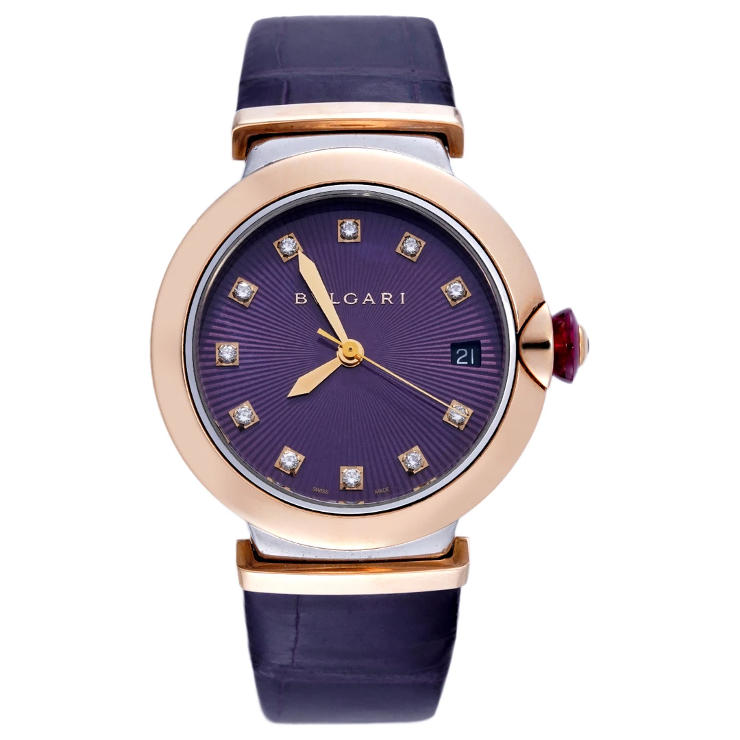 99新 BVLGARI/宝格丽 系列102565 LU36C7SPGLD/11腕表/WHT027677