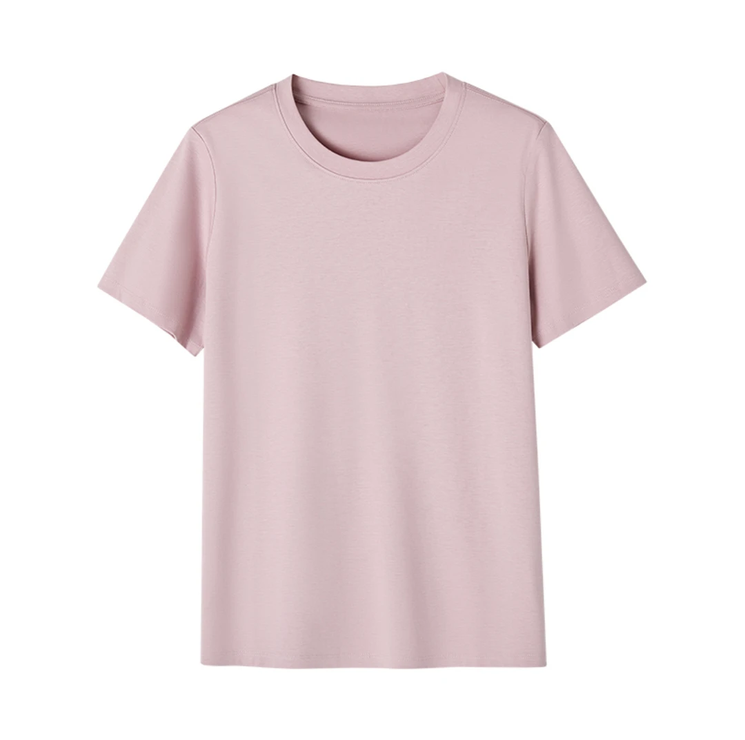 丝光棉亚麻t恤 高品质撤柜多色基础款 超舒适