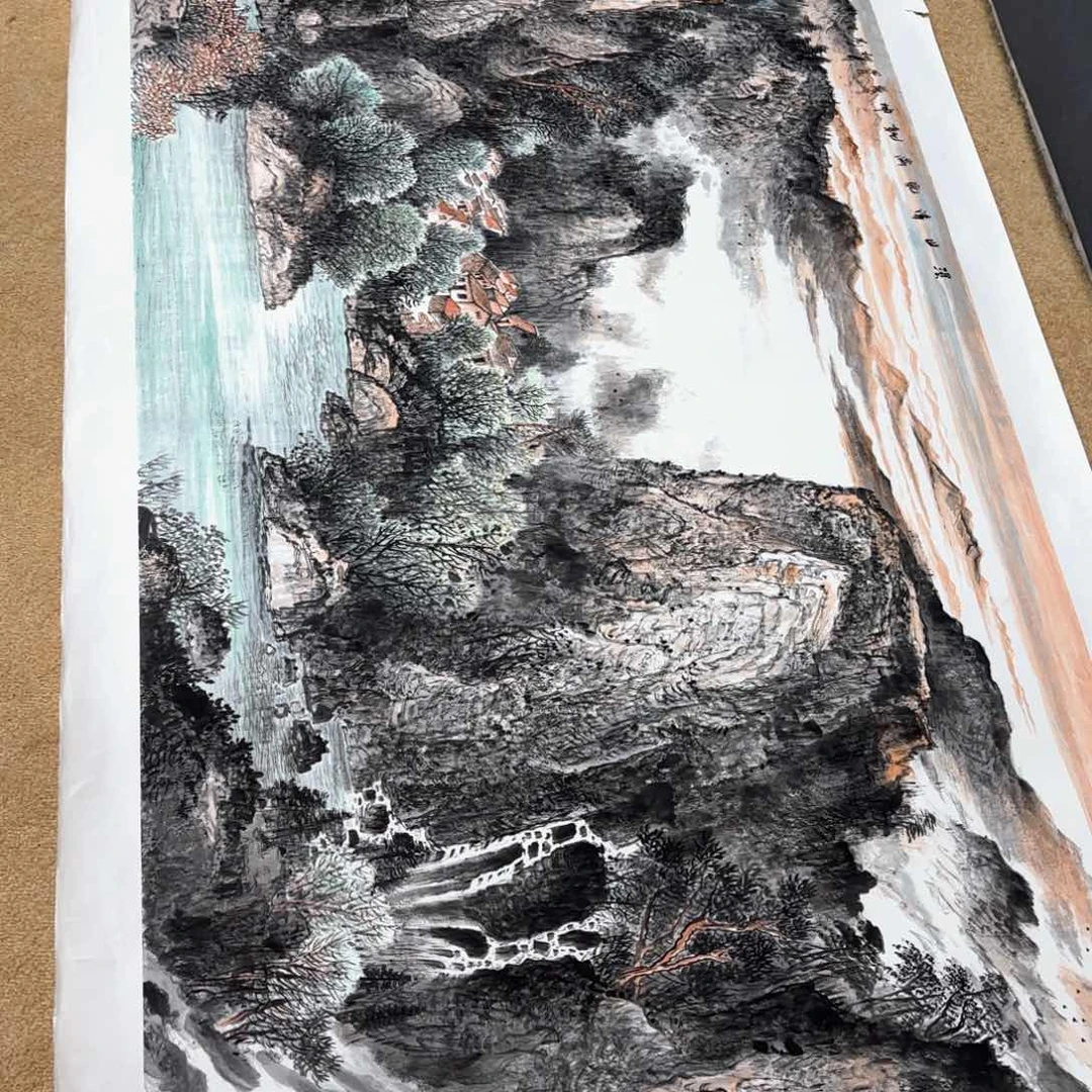 国画四*刘波180/100童作品