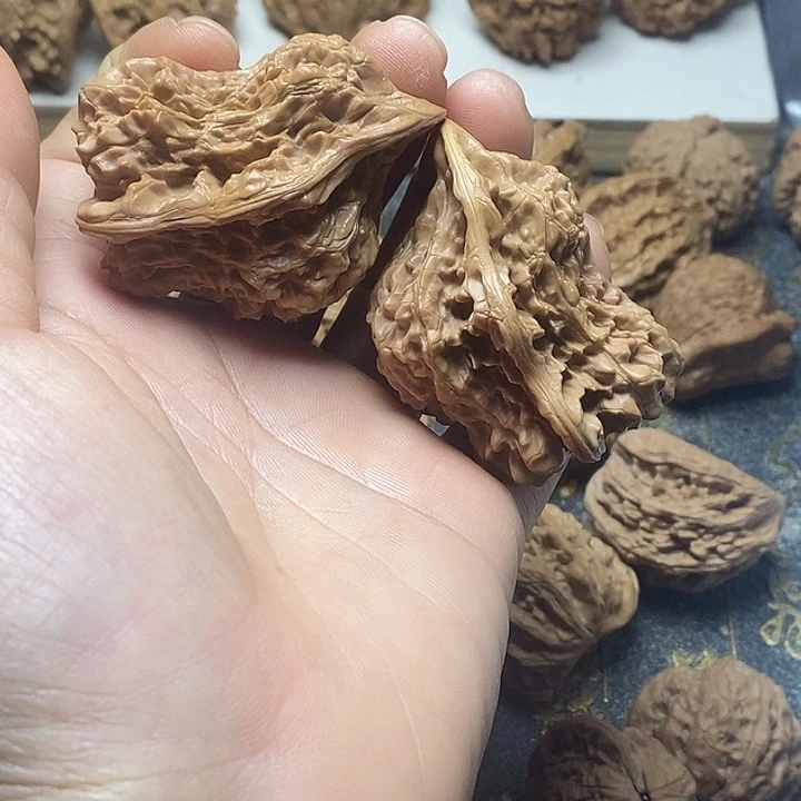 桃核吊坠官帽大鸟