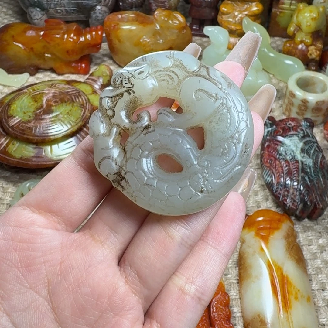 白玉菩提吊坠挂件