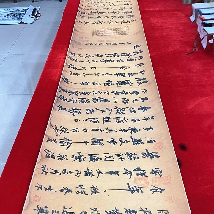 手工装裱书画作品