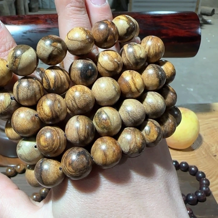 大果紫檀（缅甸花梨）贡木1.5虎皮纹