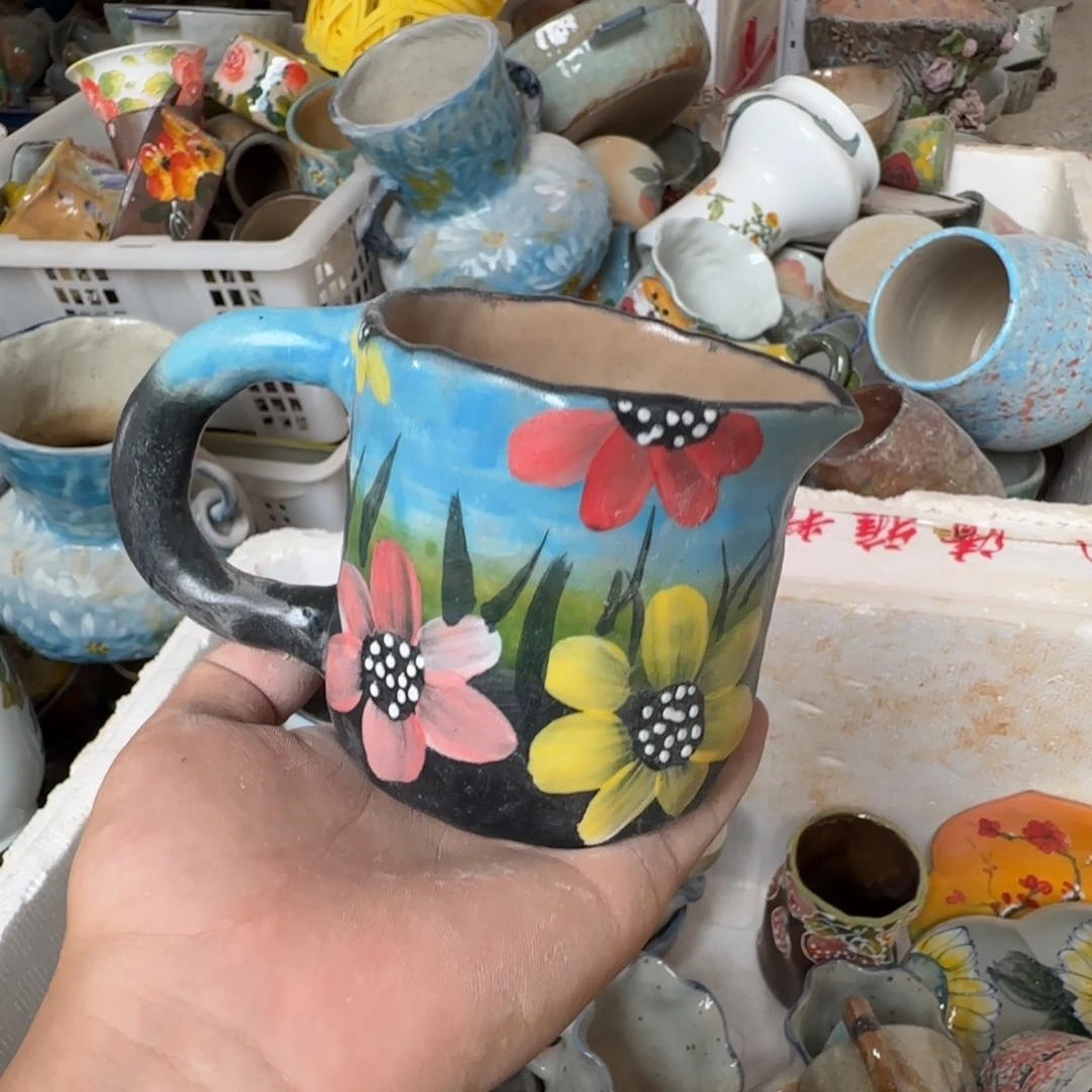 景德镇釉下彩陶瓷瑕疵慎拍198