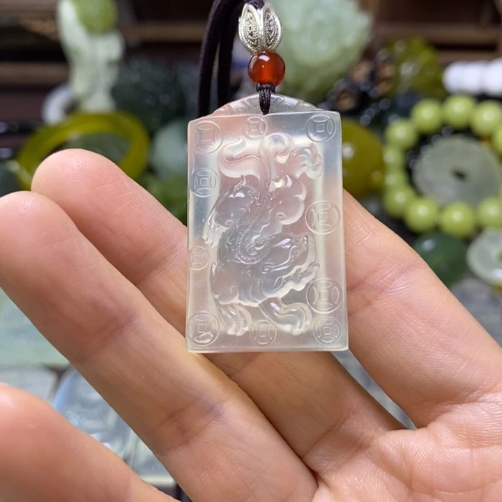 岫玉未镶嵌岫玉挂件