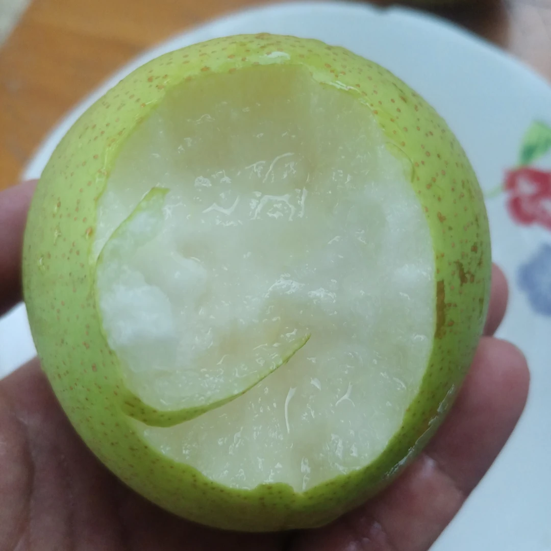 正宗皇冠梨新鲜水果酥脆香甜多汁爽口青皮梨