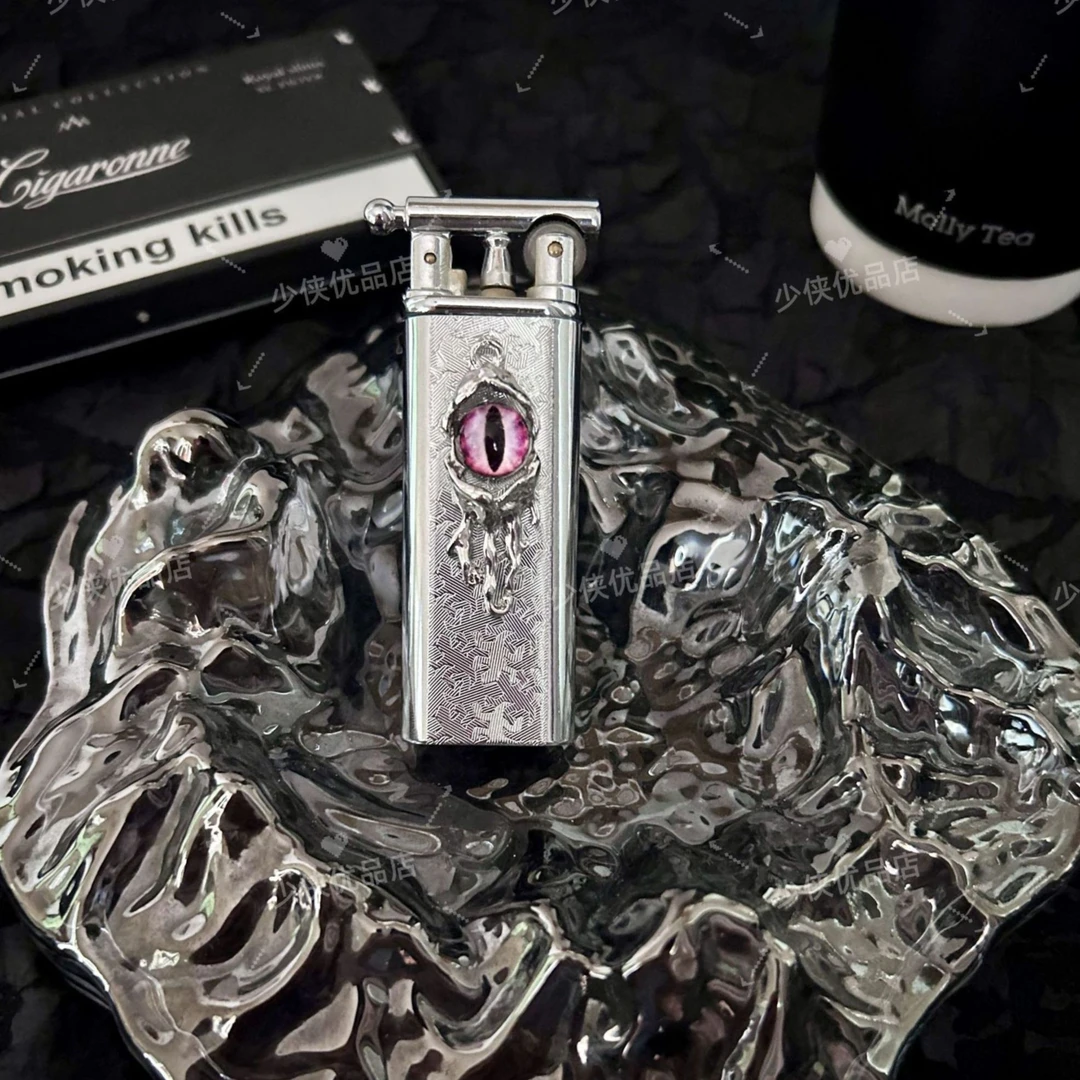 原创手作打火机高级感送男女生礼物轻奢金属高档创意砂轮火机潮