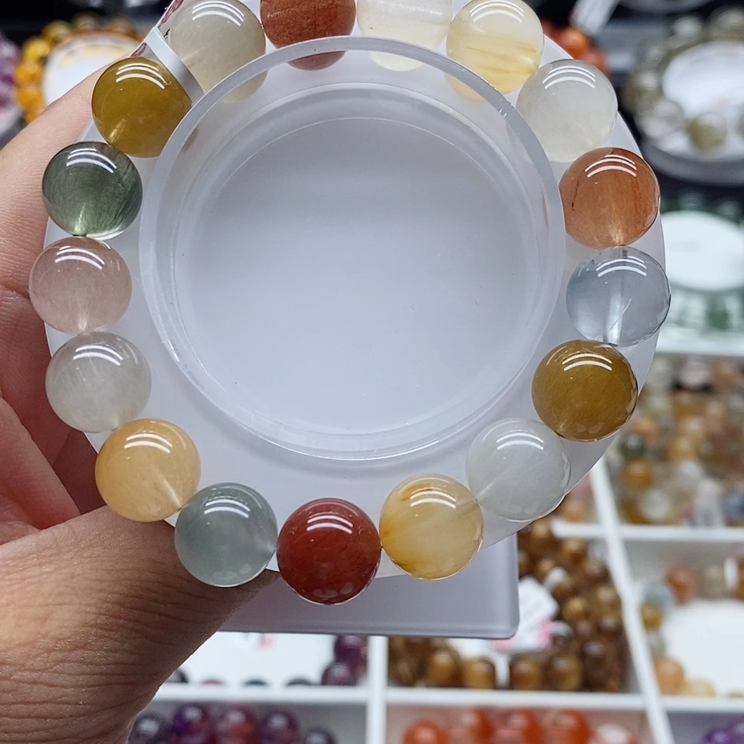 未镶嵌手链水晶兔毛