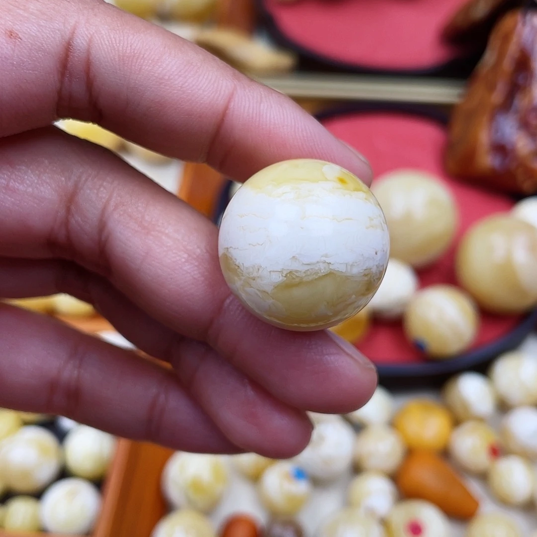 蜜蜡未镶嵌珠宝奇石粉24