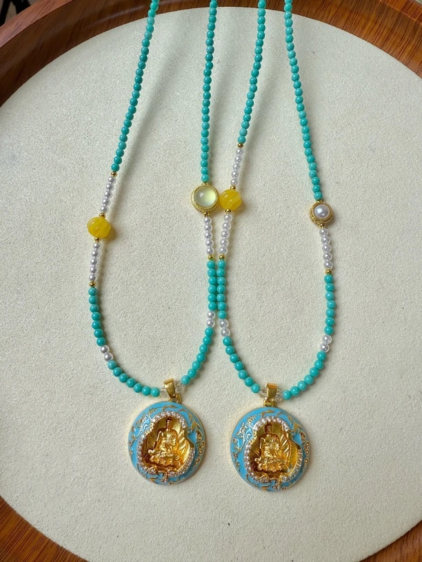 钛钢吊坠 【灰姑娘原创】松松药师佛项链M3218多样性发其一