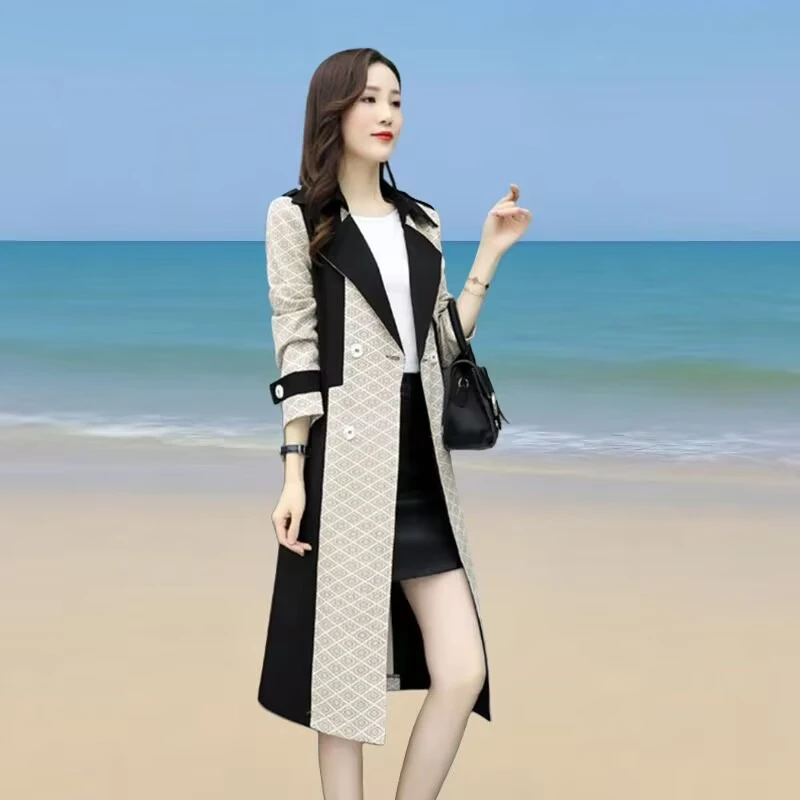 风衣女装2025秋天衣服秋季时尚气质女神范中长款英伦风大衣外套女