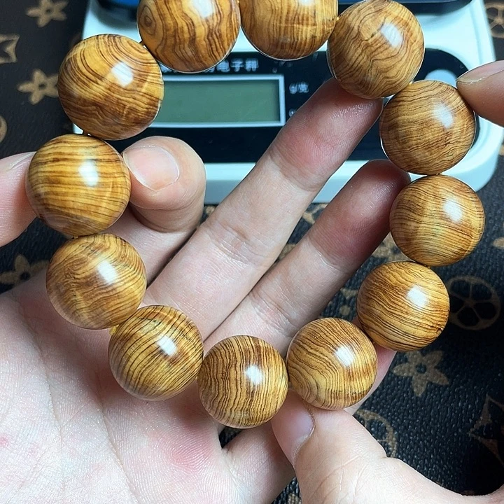 柏木（崖柏）手串/手链崖柏鱼鳞骨料2.0龙胆
