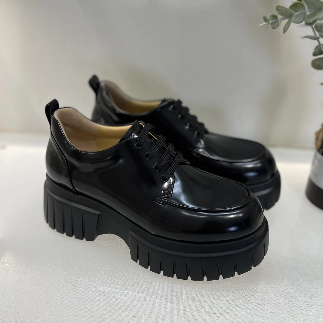 深呼吸女鞋牛皮绑带XL轻盈大底乐福鞋绅士鞋AX13127