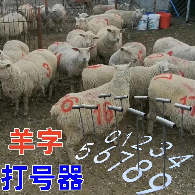 牛羊猪通用打号器羊字号牛羊打号器数字标记打号器工具猪场养殖场