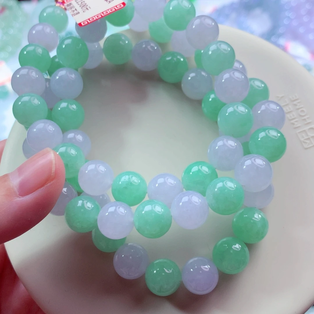 翡翠未镶嵌手链卡10