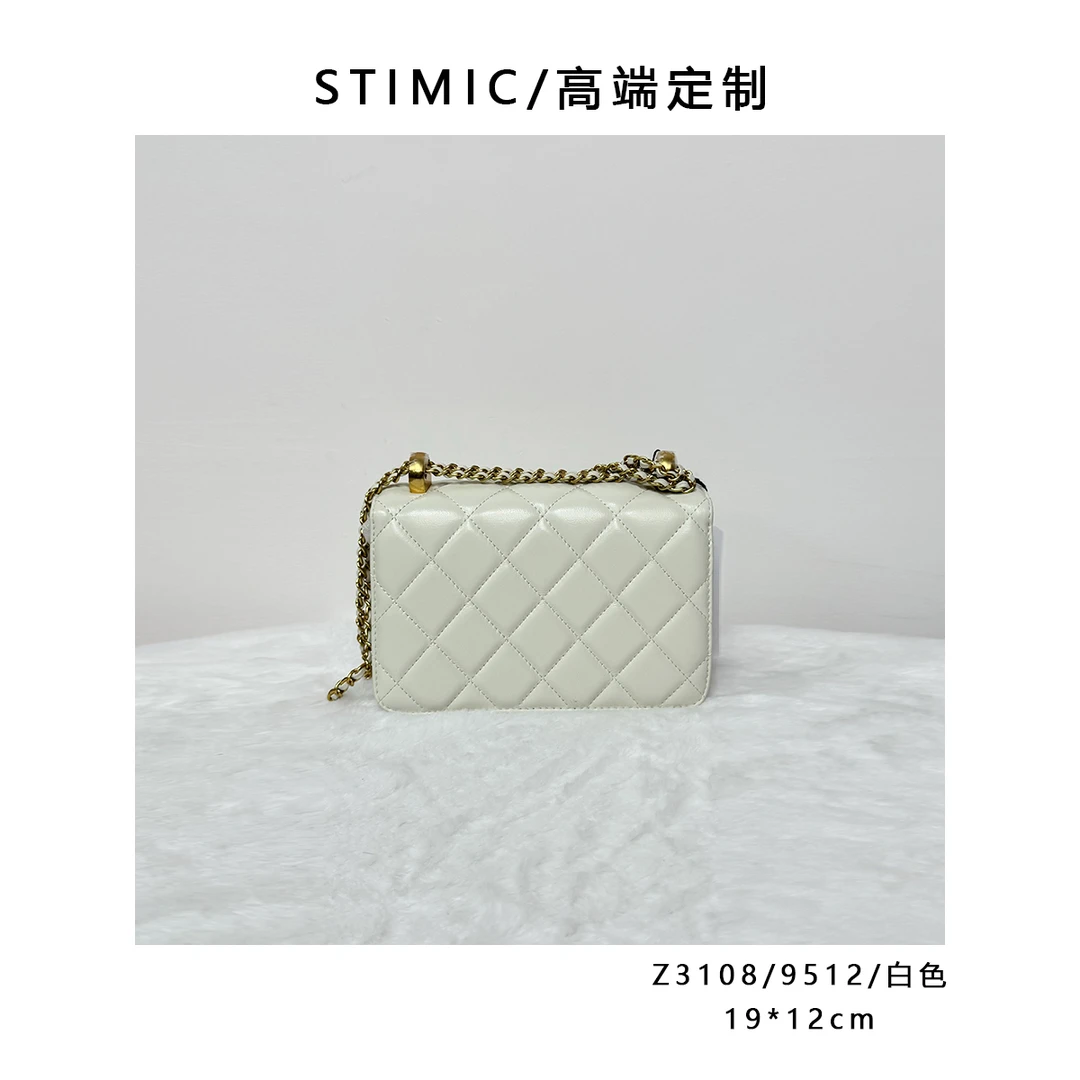 Z3108/9512/白色Paiyuge订制手工时尚女士单肩斜挎手提包9512