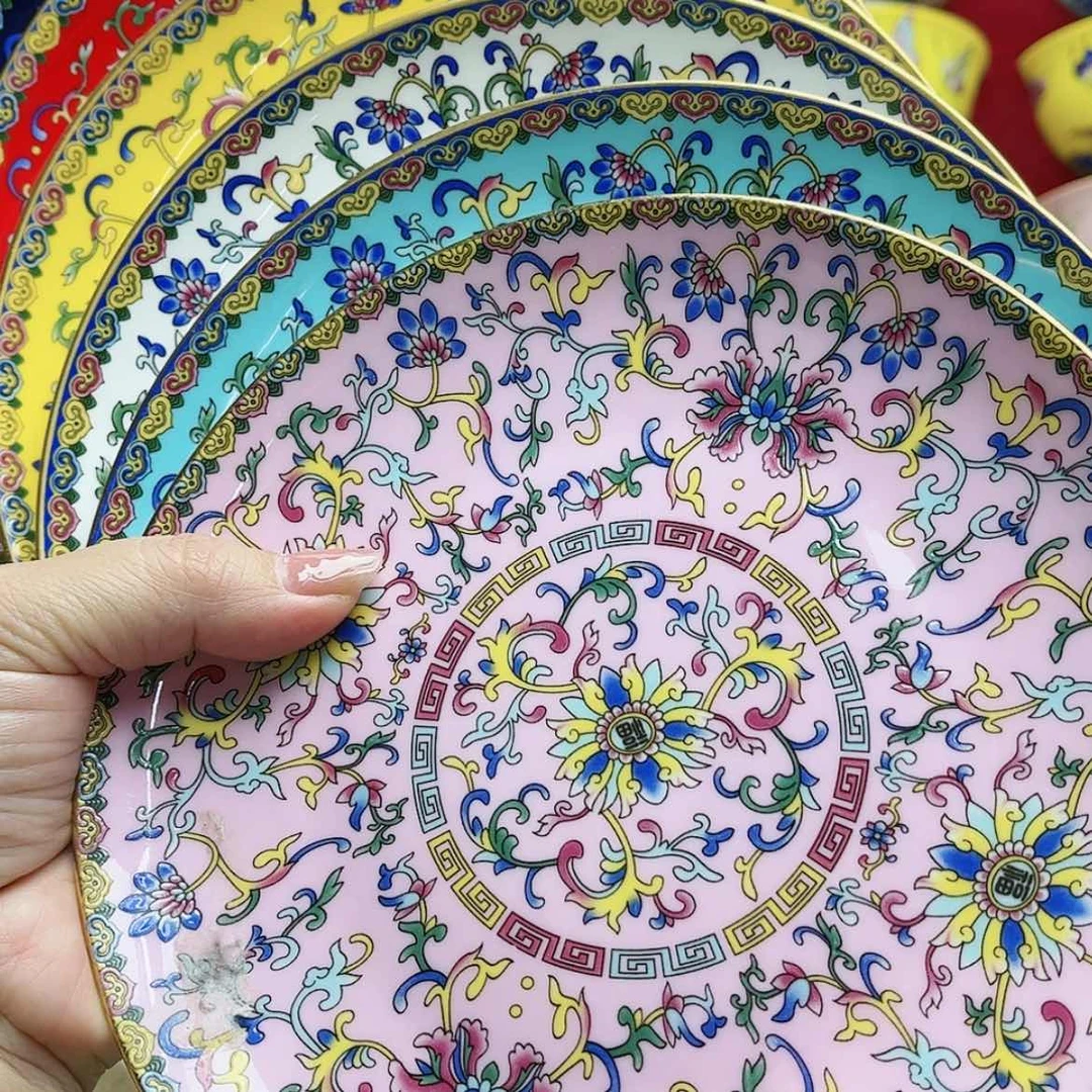 【闪购商品】珐琅7寸6个平…………