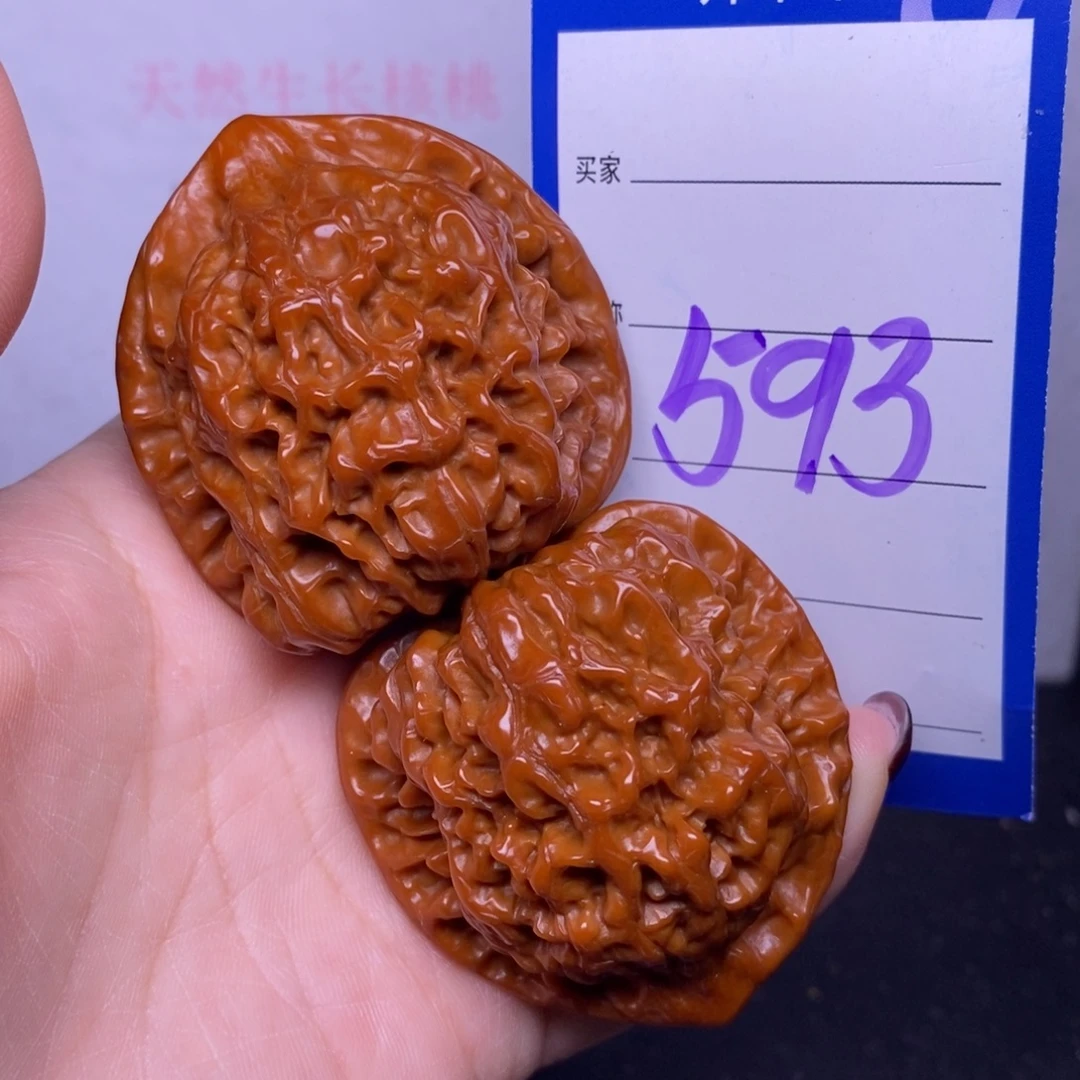 文玩核桃把件593/46.5官帽