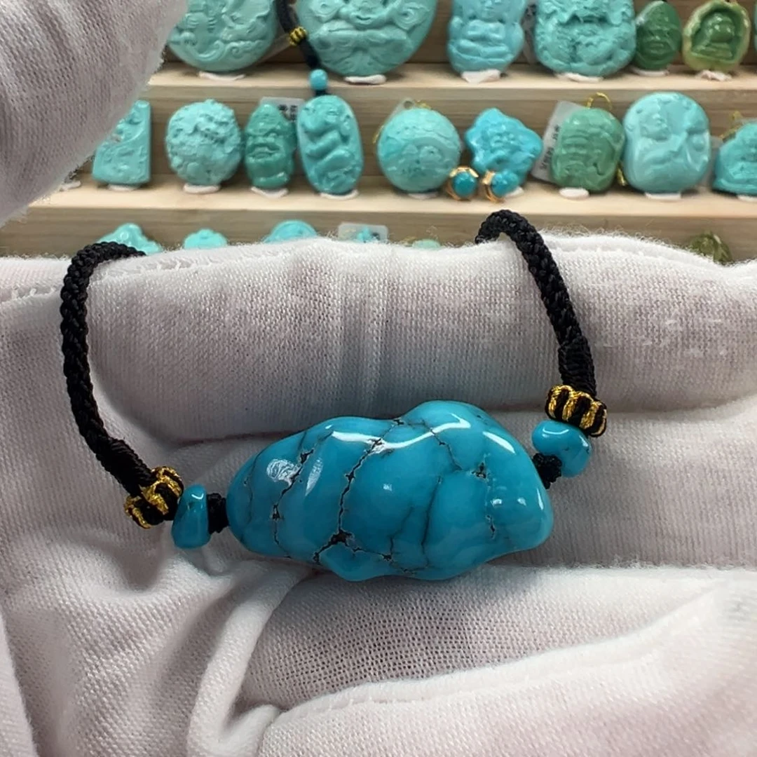 未镶嵌绿松石随形16.7mm