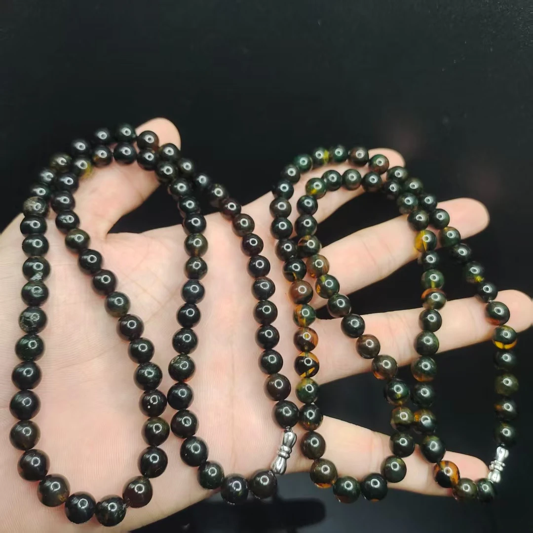 【康康严选】星际蓝翁珀琥珀妈妈链GL【多样性发其一】约7mm+